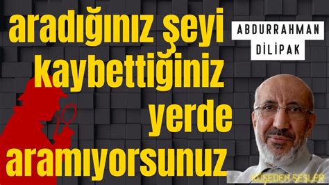 A­b­d­u­r­r­a­h­m­a­n­ ­D­i­l­i­p­a­k­:­ ­H­e­r­ ­ş­e­y­i­ ­A­n­k­a­r­a­­d­a­n­ ­b­e­k­l­e­m­e­m­e­k­ ­l­a­z­ı­m­